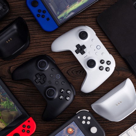 จอยเกมไร้สาย 8BITDO (80ND) ULTIMATE 2 BLUETOOTH & 2.4G สีดำ_5